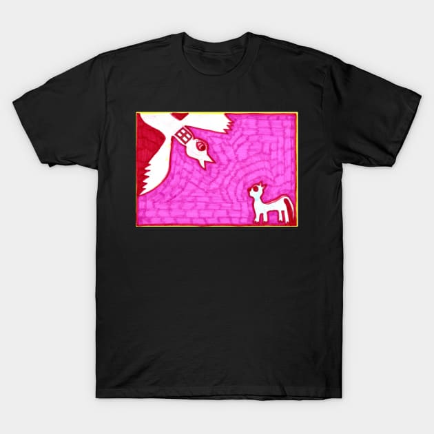 The Bird Swoops T-Shirt by JaySnellingArt